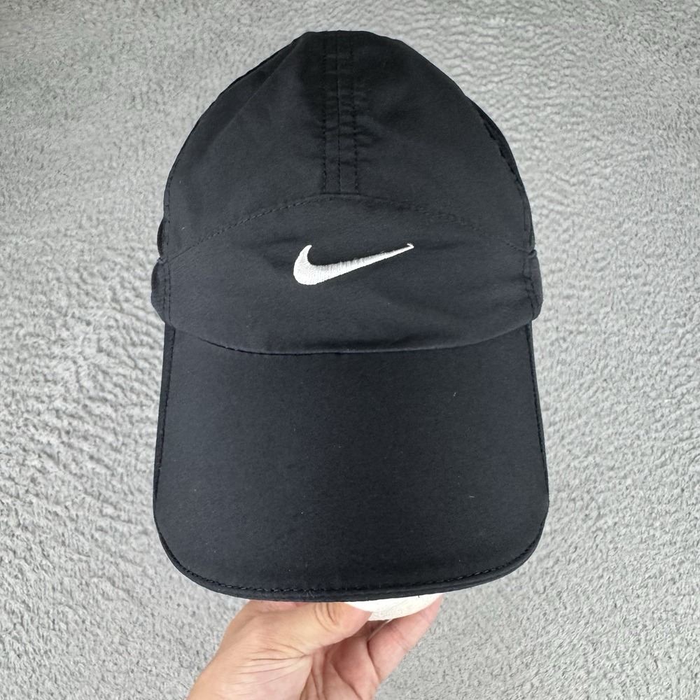 Nike Dri-Fit Featherlight Hat 7 Panel Adjustable Strap Back Running Tennis Cap